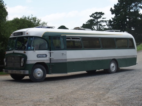 1950s Bus Hobbiton Tour New Zealand